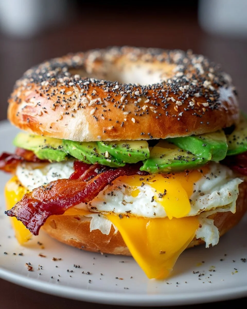 Everything Bagel Frühstücks-Sandwich