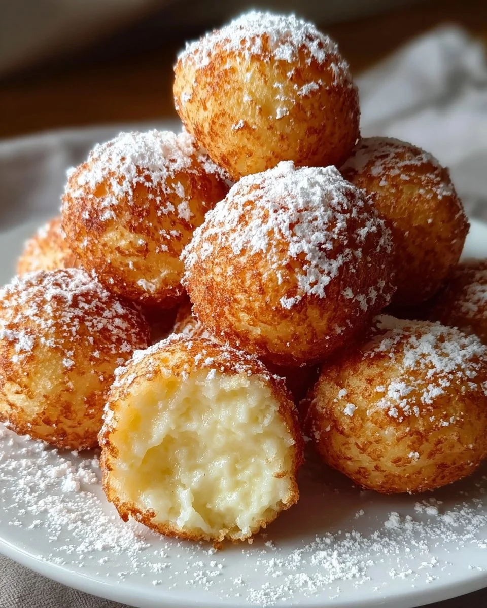 Fluffige Quarkbällchen