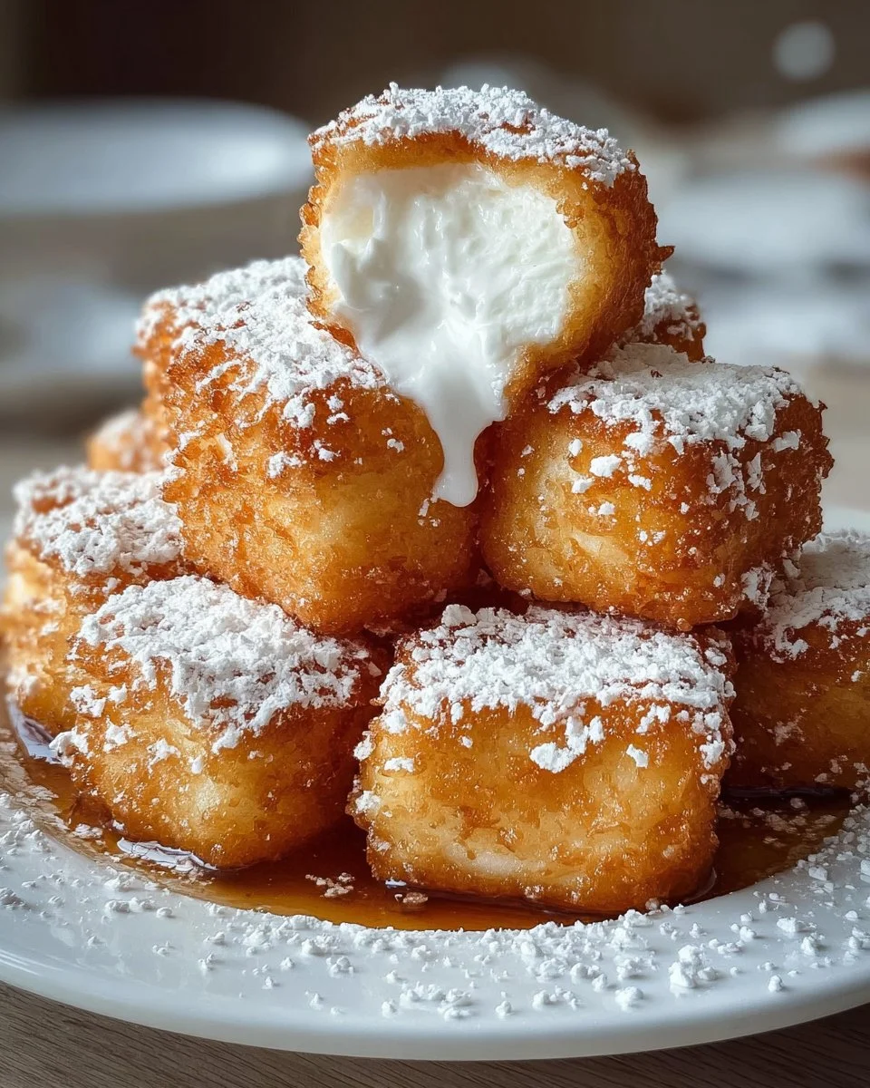 Frittierte Marshmallows