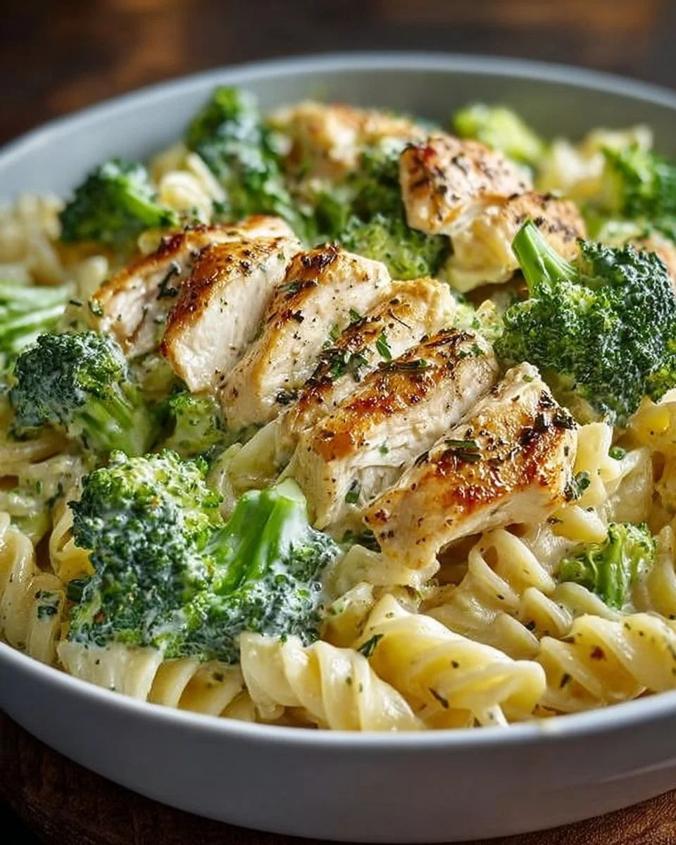 Hähnchen-Brokkoli-Pasta