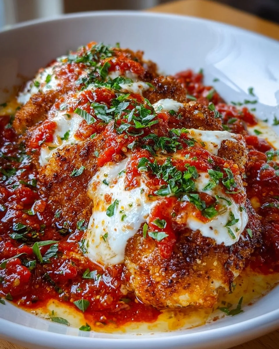 Hüttenkäse Hähnchen Parm Schüssel