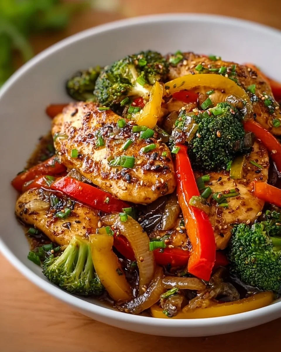 Low Carb Asia-Pfanne mit Geflügel