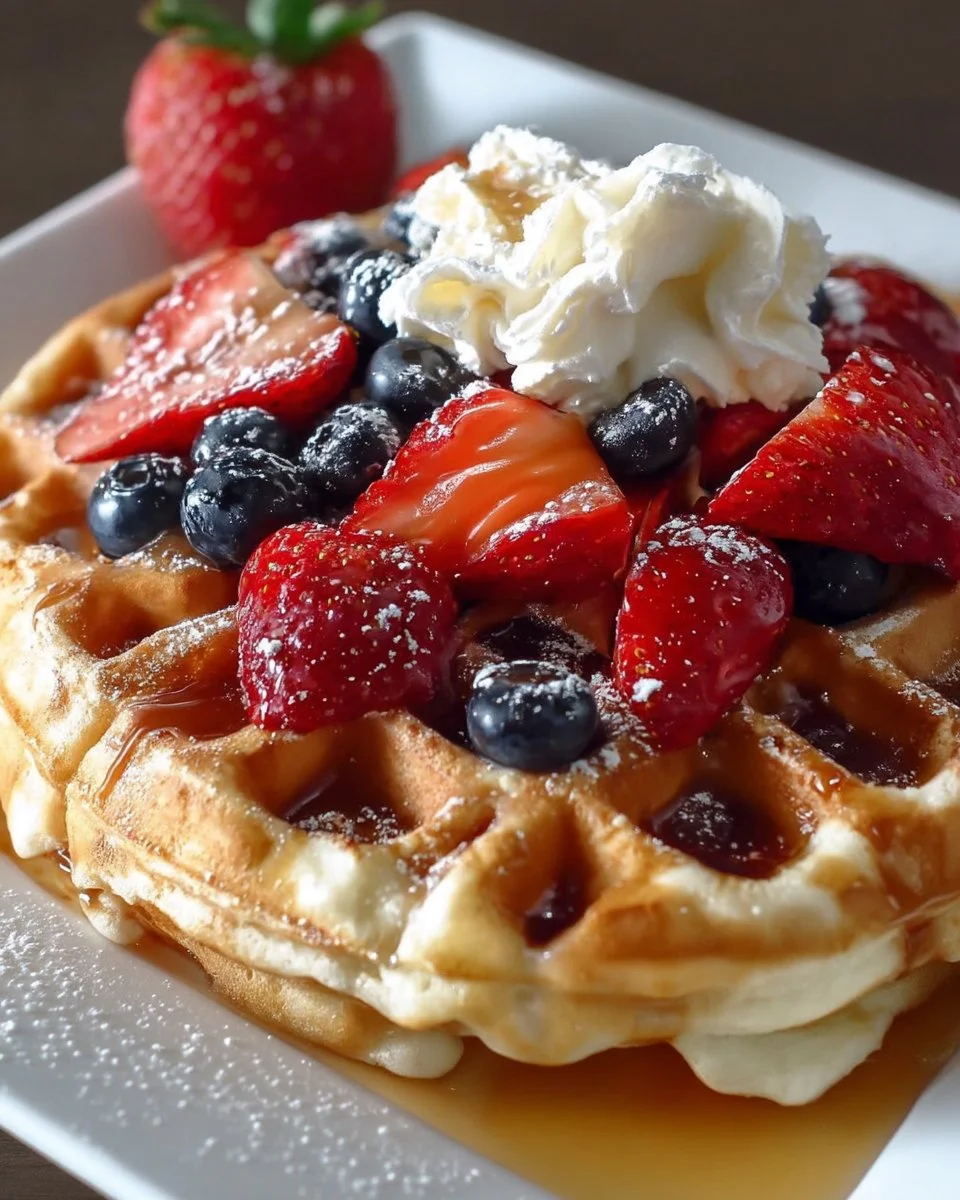 Proteinreiche Skyr Waffeln