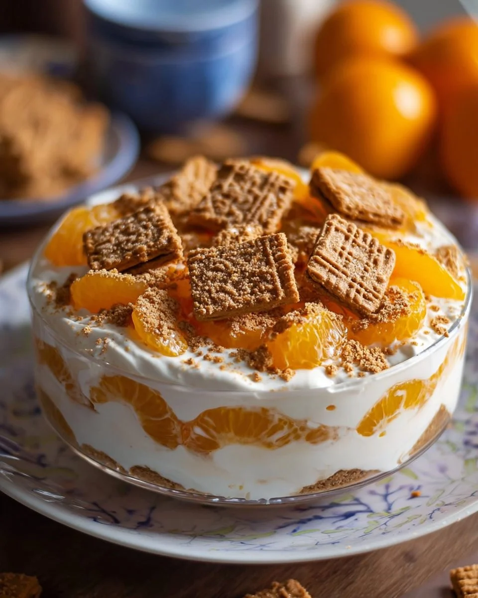 Spekulatius-Mandarinen-Quarkcreme