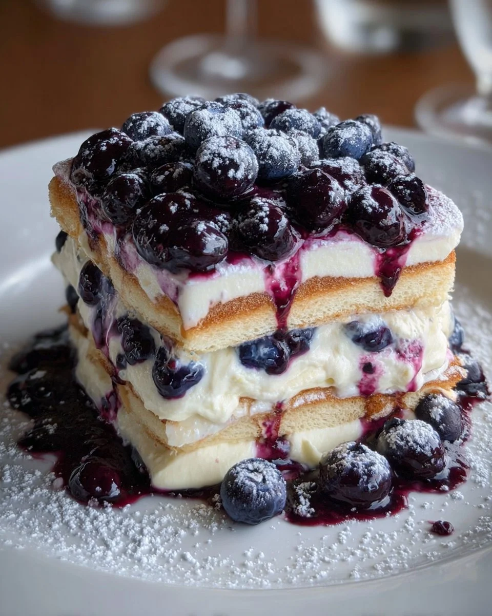 Blaubeer Tiramisu