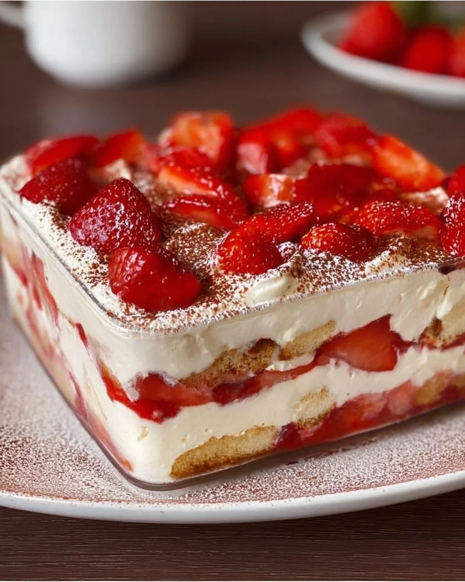 Erdbeer Tiramisu