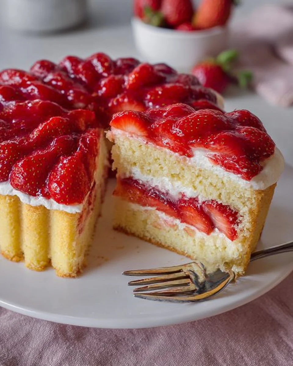 Erdbeertorte