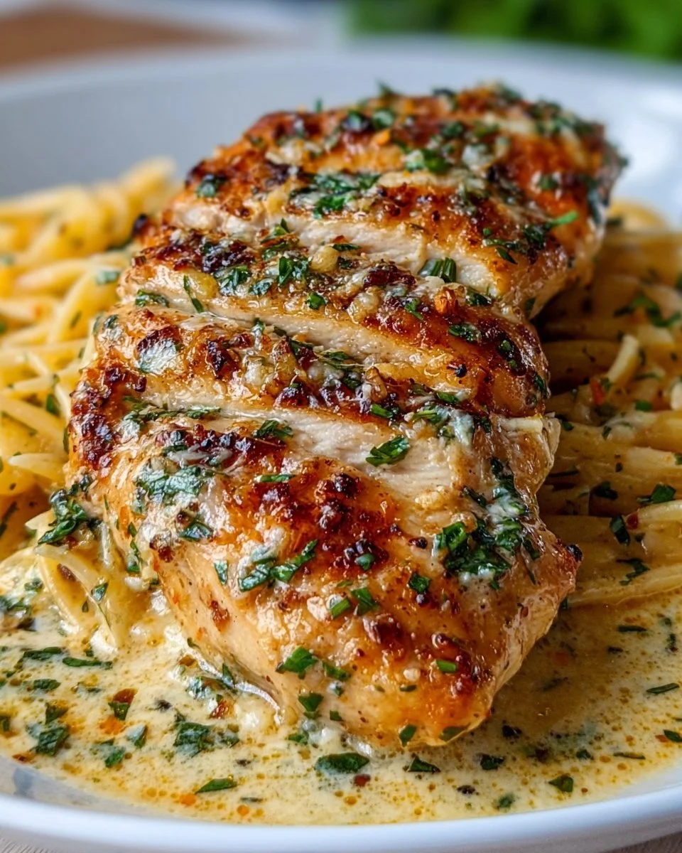 Hühnchen in Sahne-Parmesan-Soße