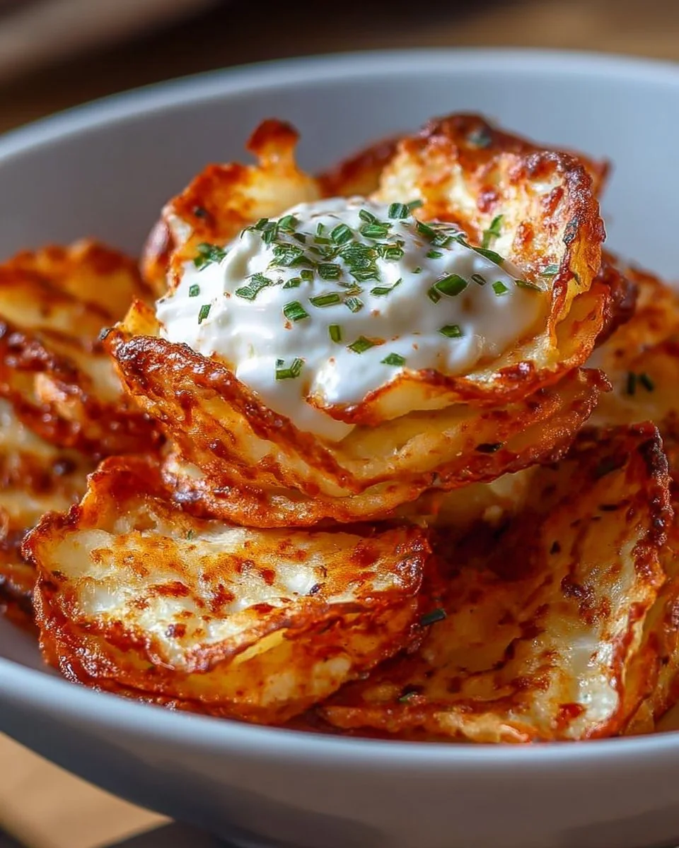 Leckere und gesunde Hüttenkäse-Chips als perfekter Snack