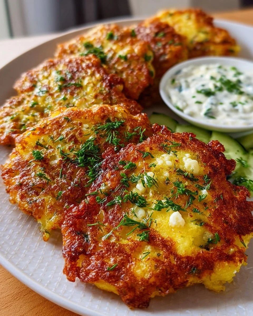 Kartoffel-Feta-Puffer