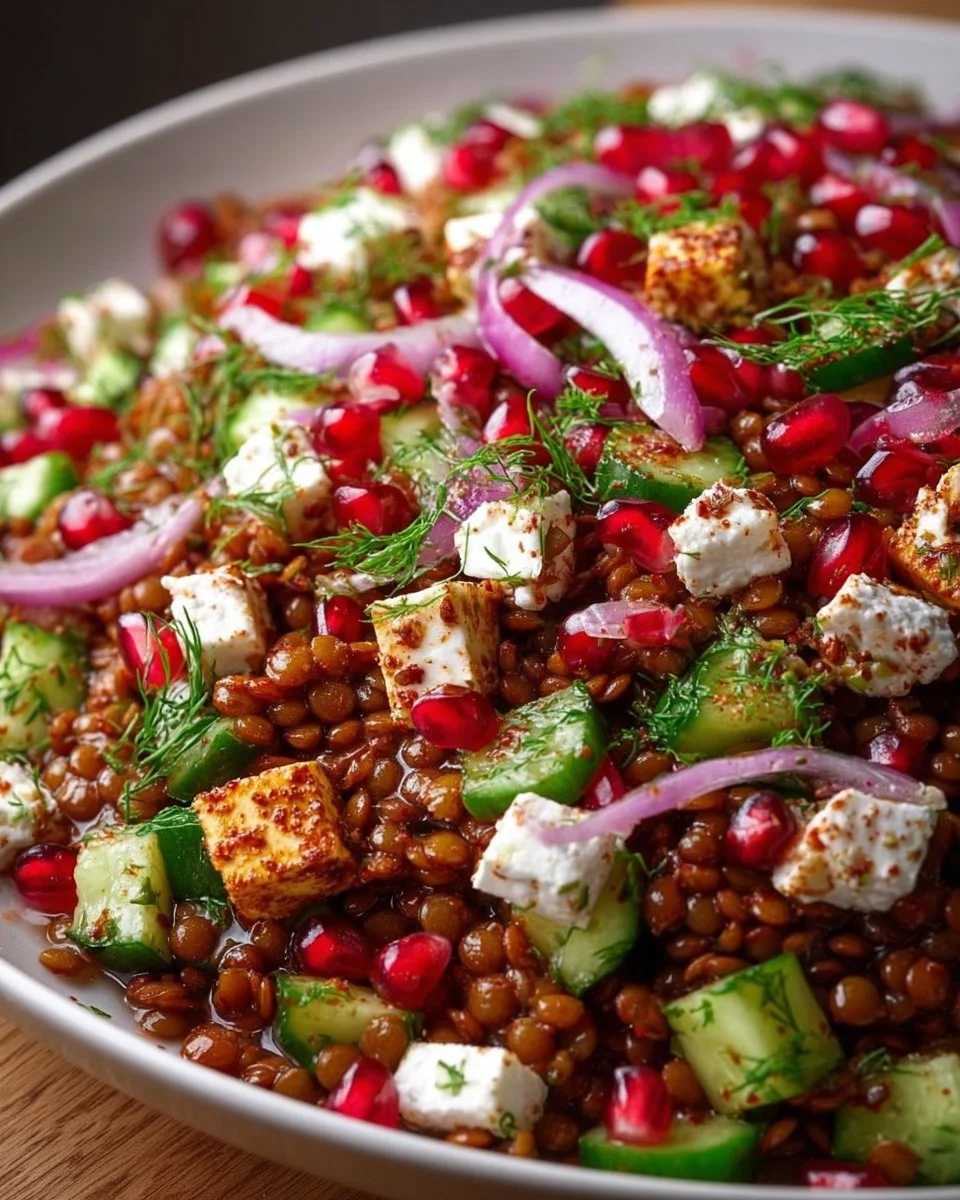 Orientalischer Linsensalat