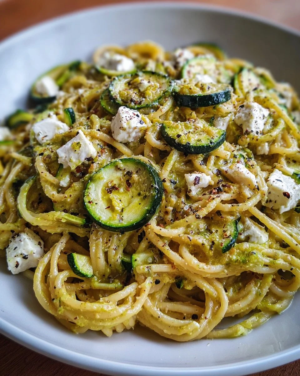 Pasta in Zucchini-Sauce