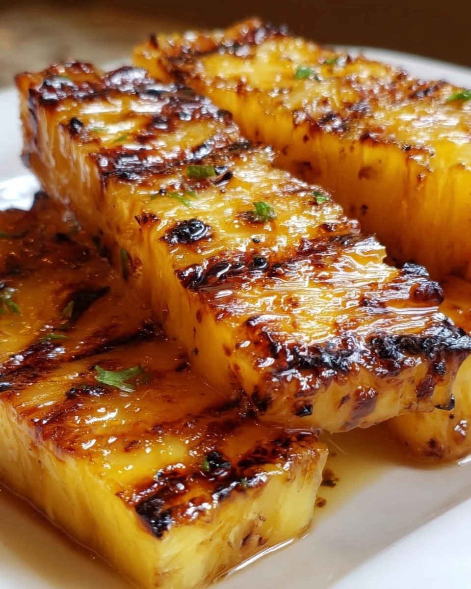 Brown Sugar Grilled Pineapple