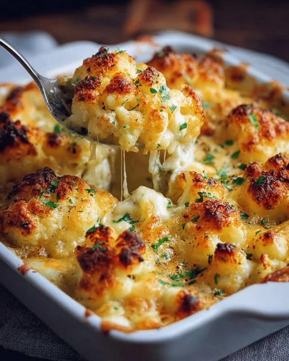Cauliflower Baked with Cheese