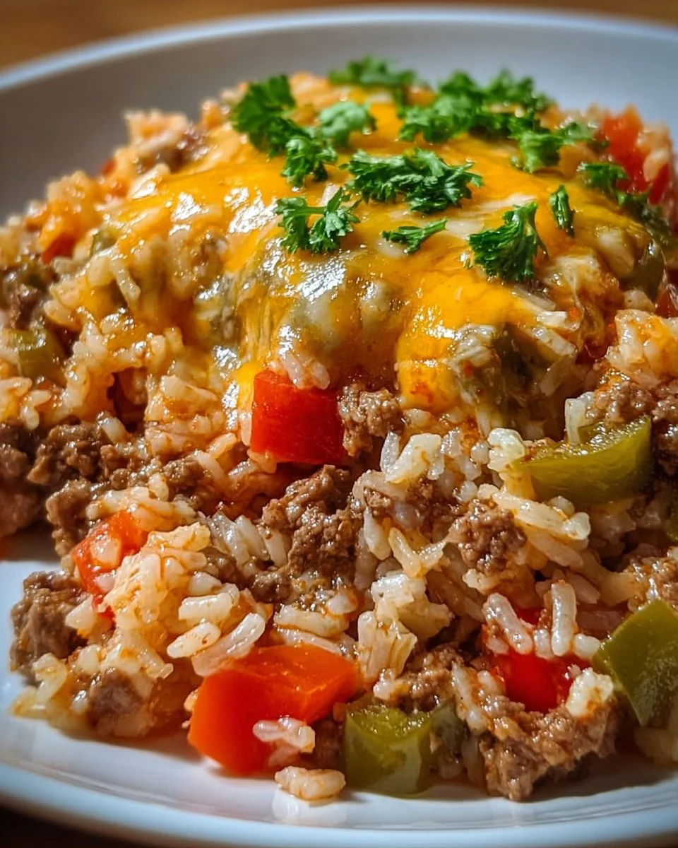 Cheese Taco Beef and Rice