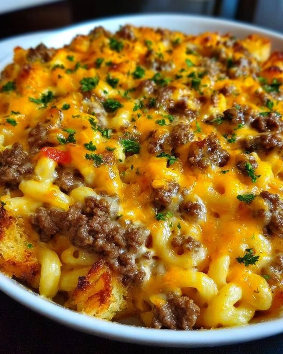 Cheeseburger Casserole
