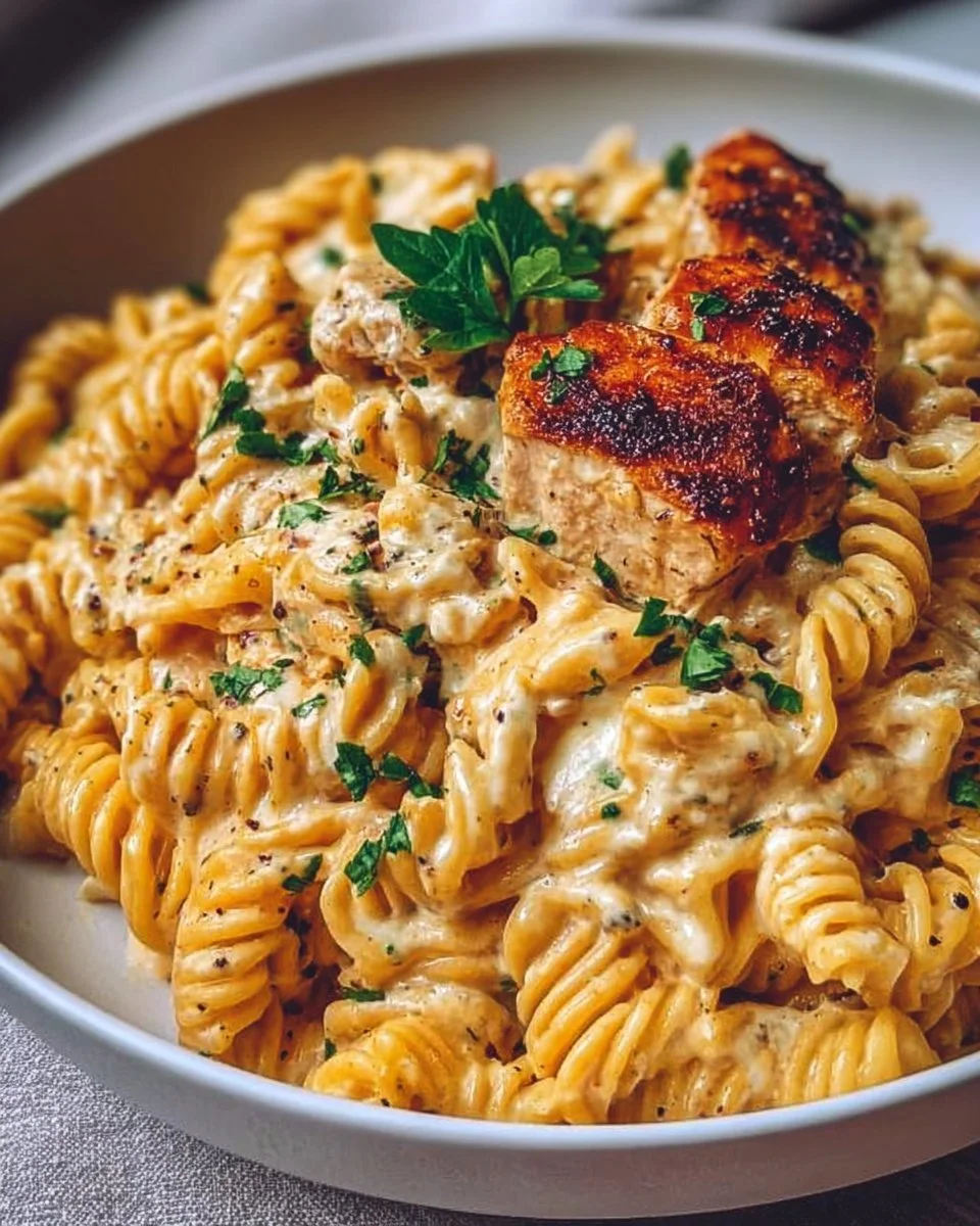 Creamy Chicken Feta Pasta
