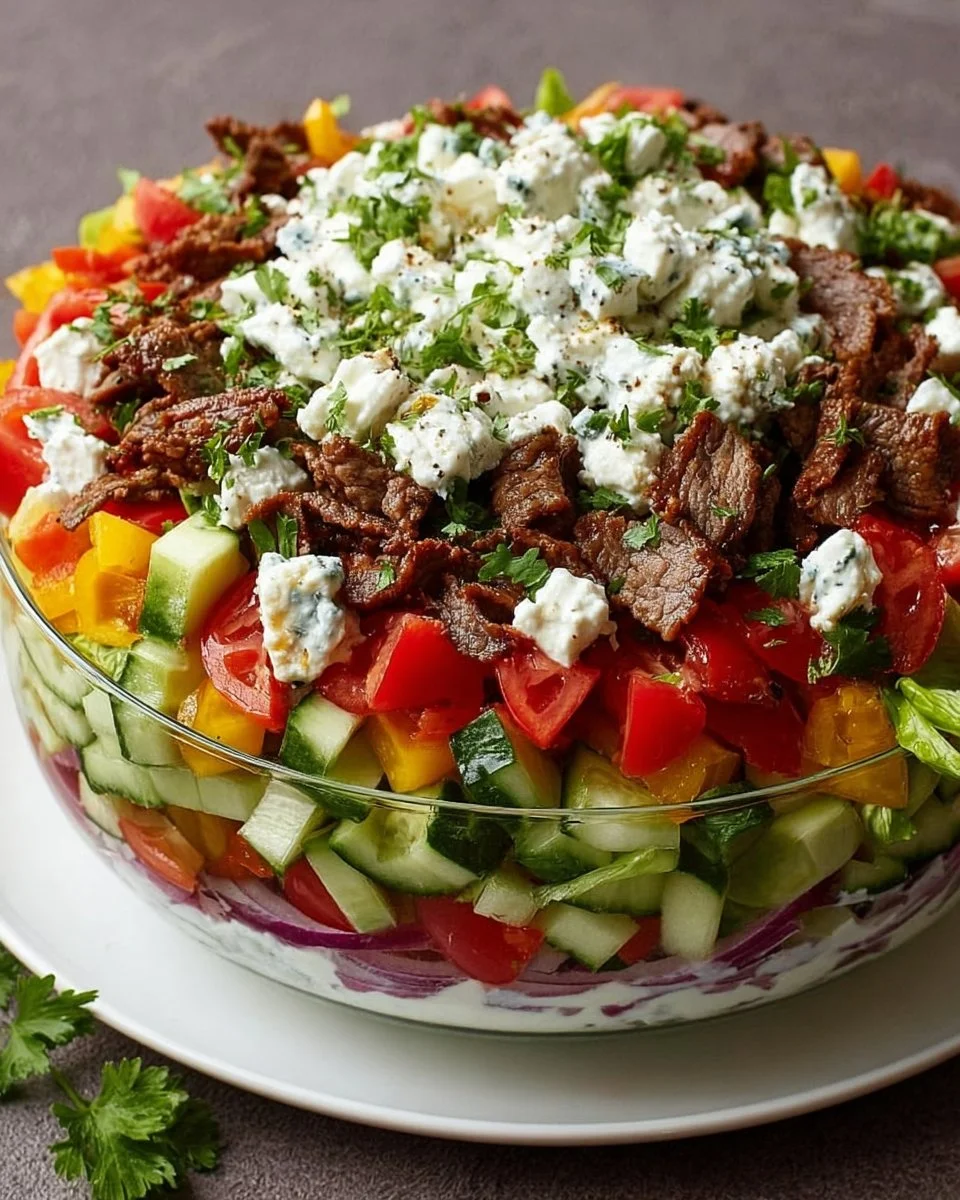 Erfrischender Gyros-Salat
