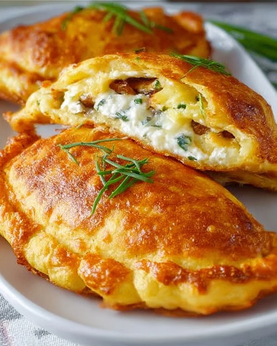 Fantastische Kartoffeltaschen mit Doppelrahm Frischkäse