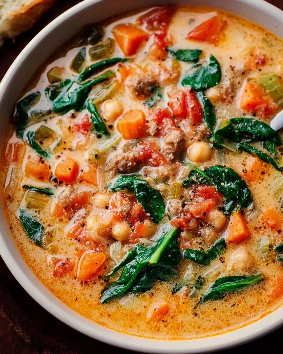 Herzhafte toskanische Suppe