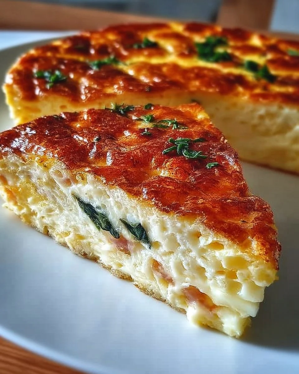 Hüttenkäse-Ei-Auflauf