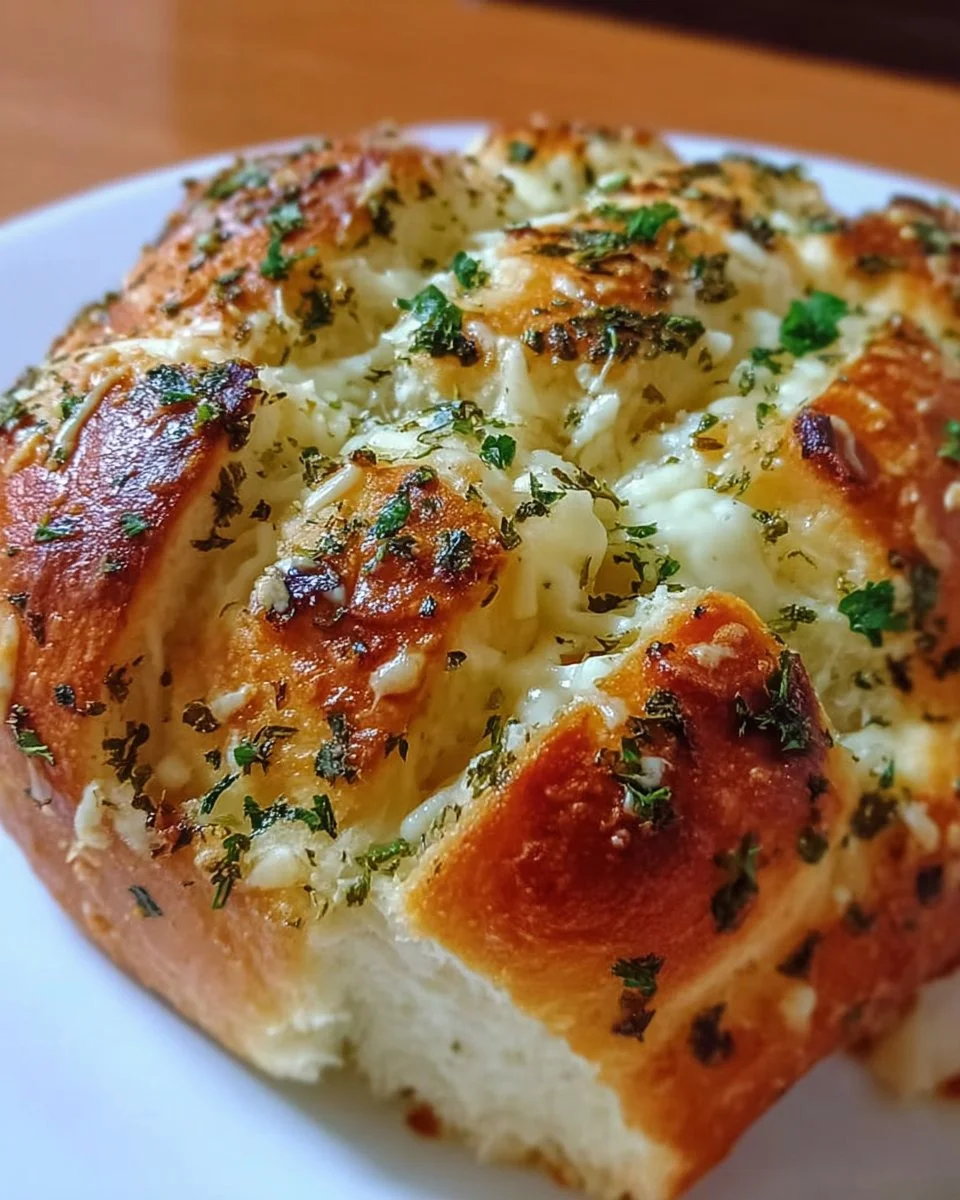 Italienisches Kräuter- und Käsebrot