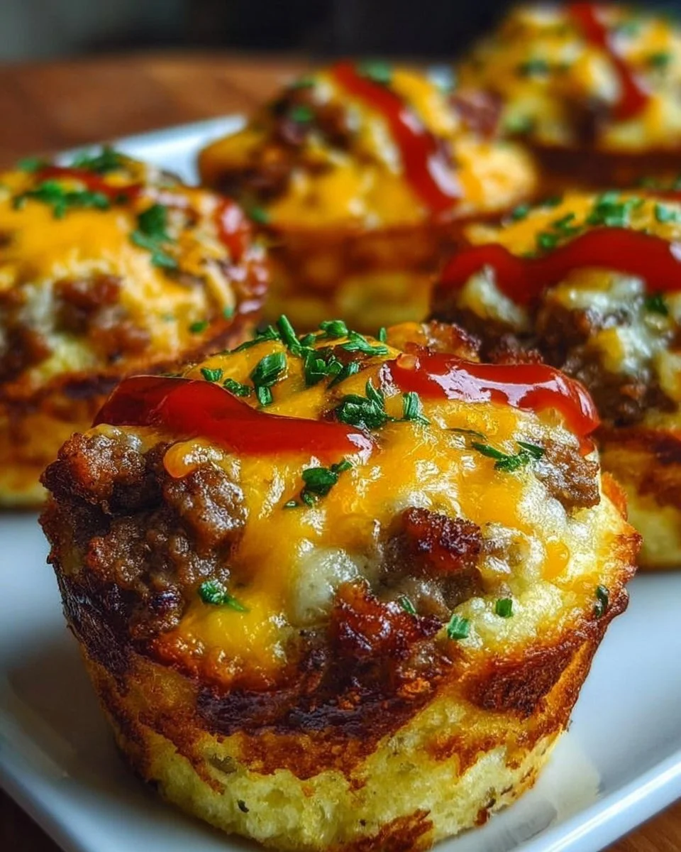 Käseburger-Muffins
