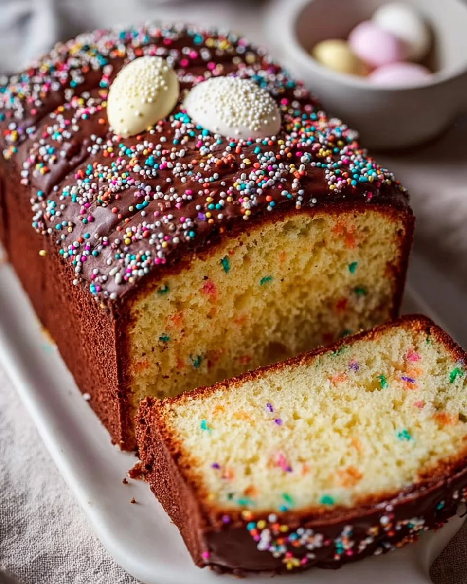 Kuchen mit bunten Streuseln