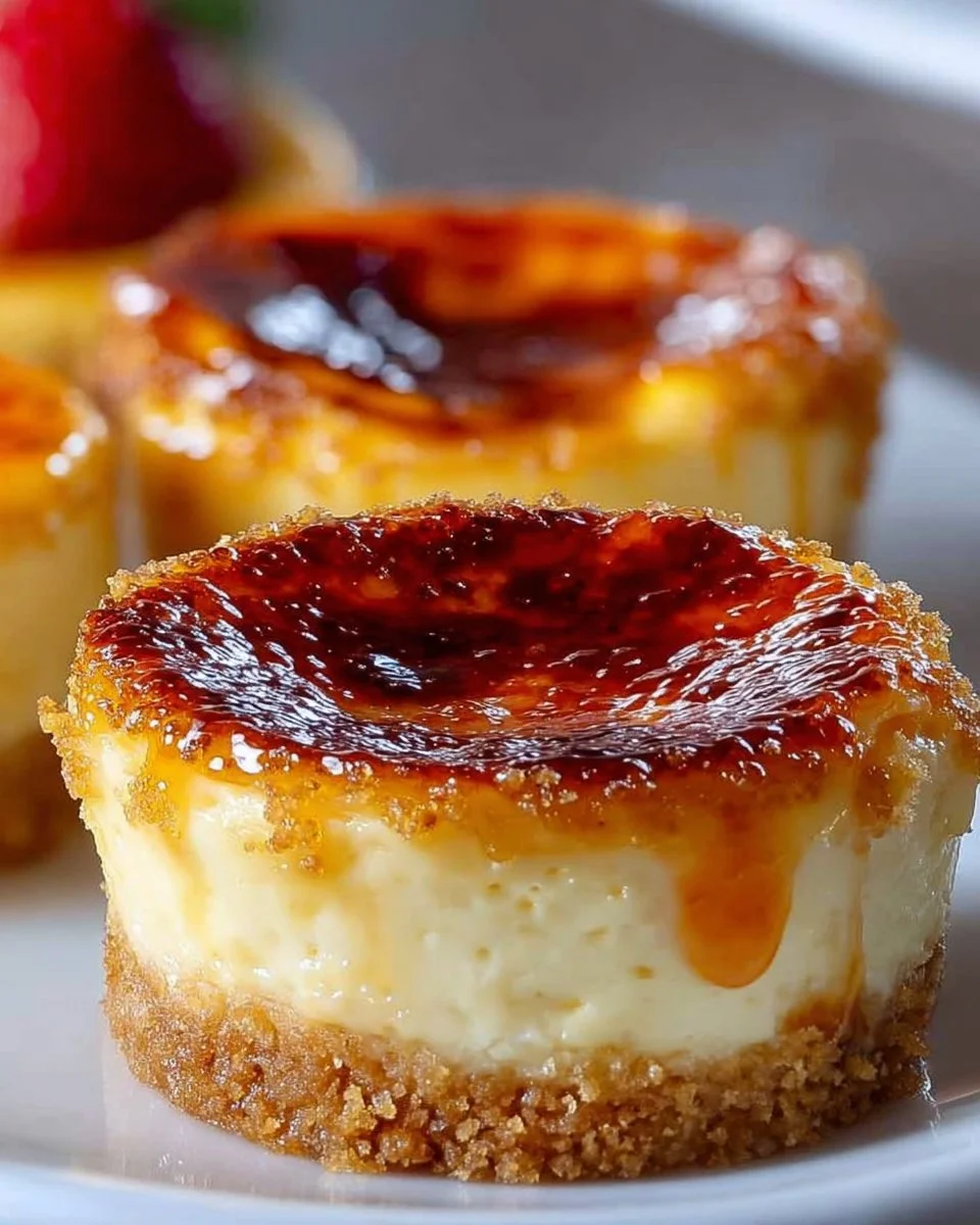 Mini Crème Brûlée Käsekuchen