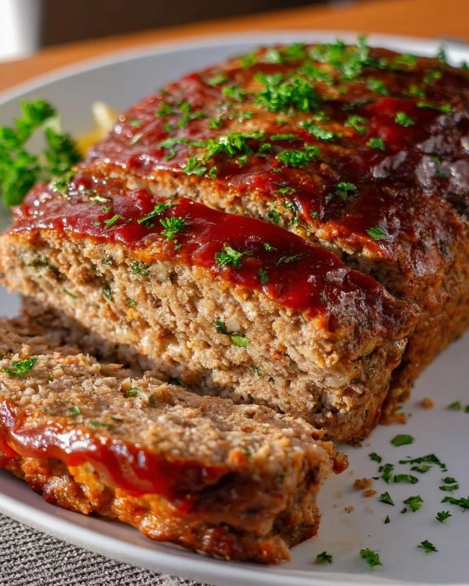 Saftiger Hackbraten aus dem Ofen