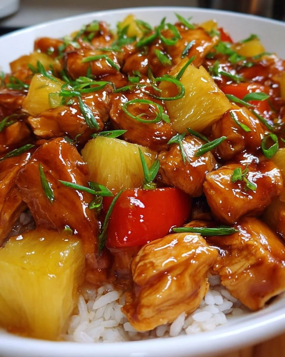 Slow-Cooked Pineapple Chicken