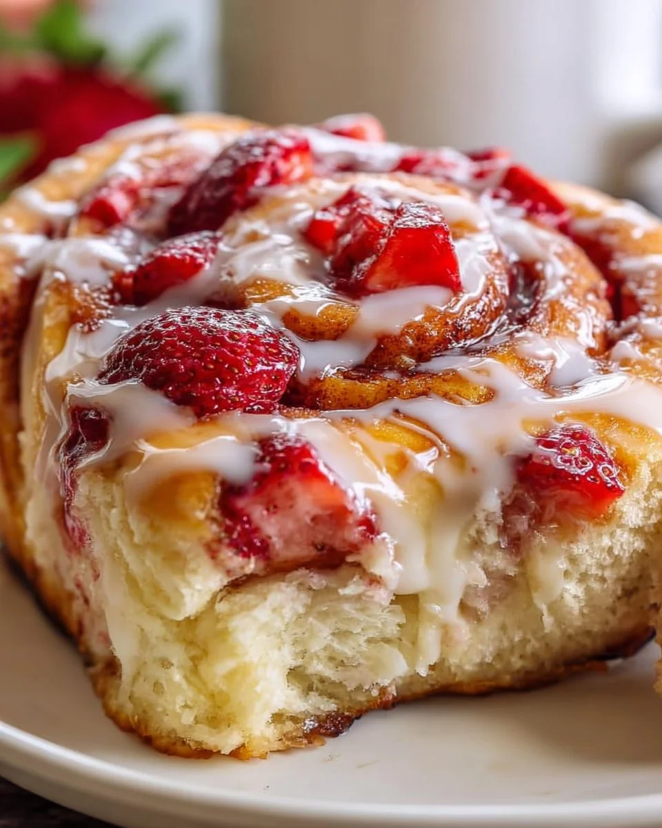 Strawberry-Cinnamon Rolls