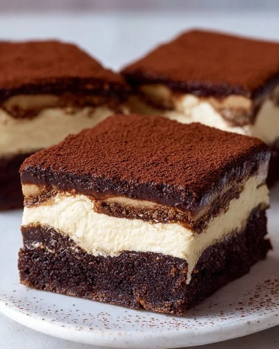 Tiramisu-Brownies