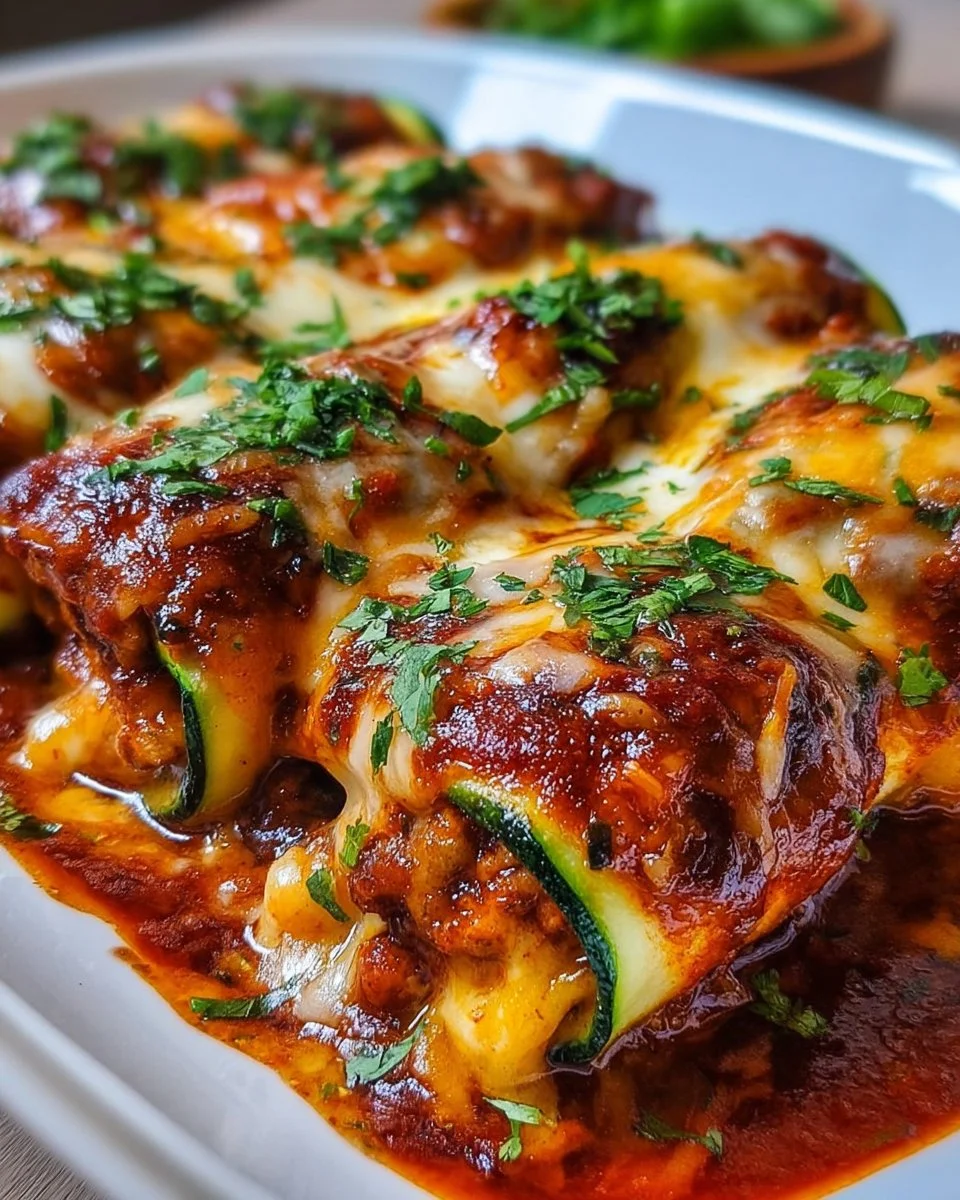 Zucchini-Enchilada-Röllchen