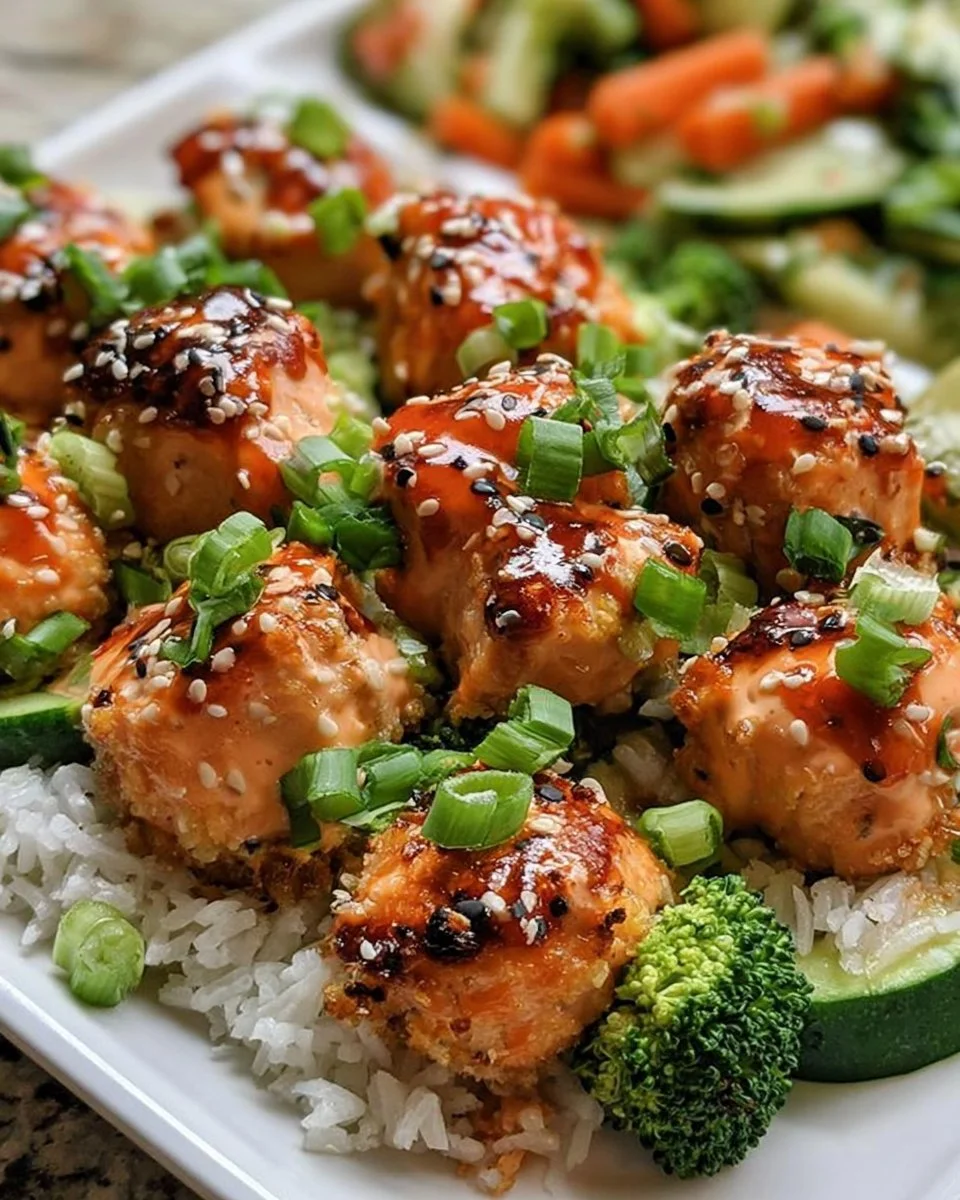 Bang Bang Lachs Bissen