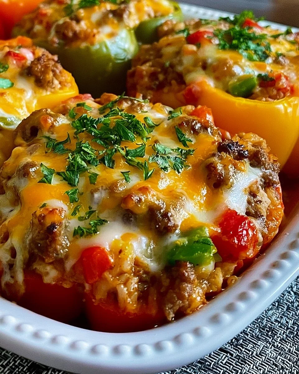 Gefüllter Paprika Auflauf