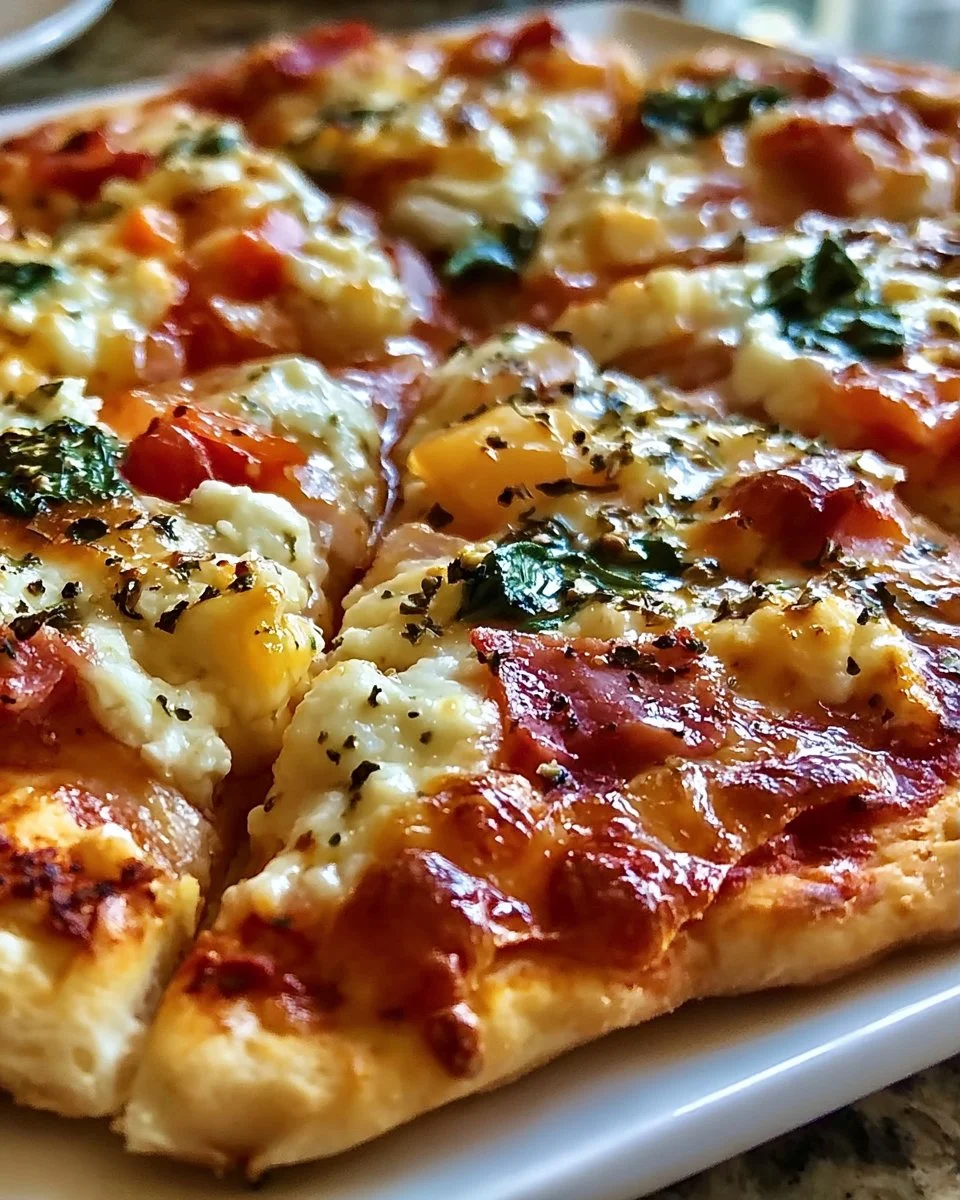 Hüttenkäse Pizza