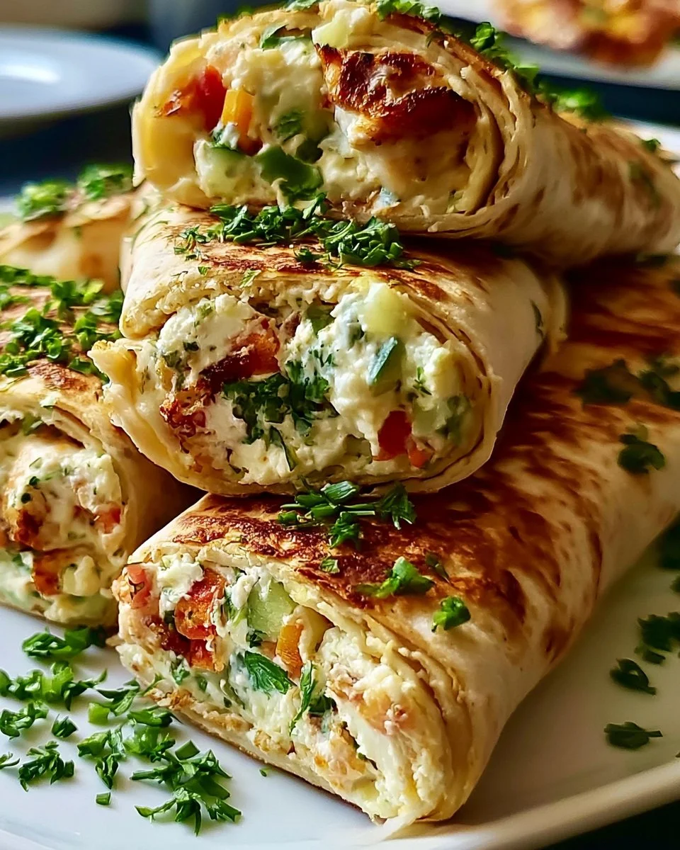 Hüttenkäse Wraps