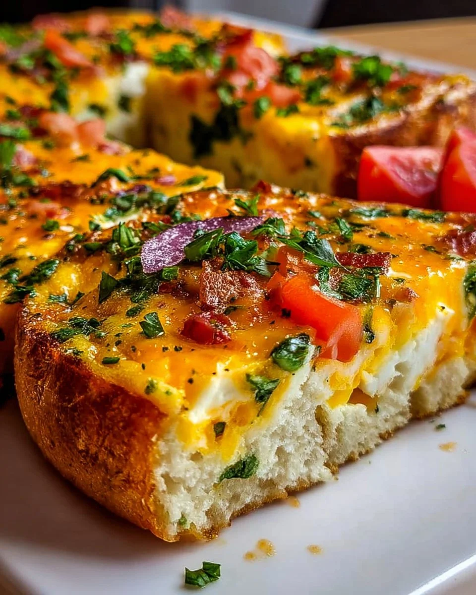 Käse-Frühstücksbrötchen-Frittata