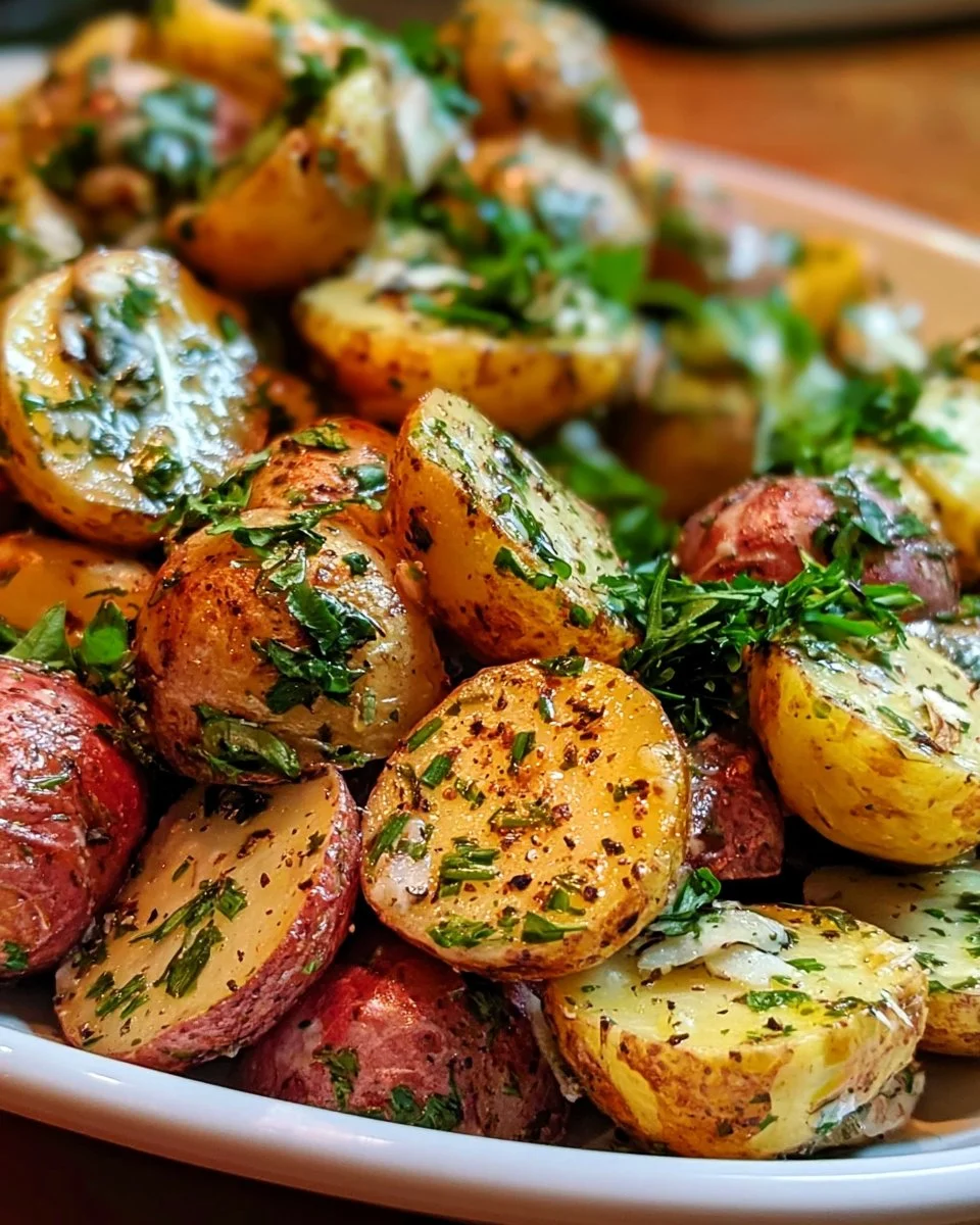 Kräuter-Röstkartoffelsalat