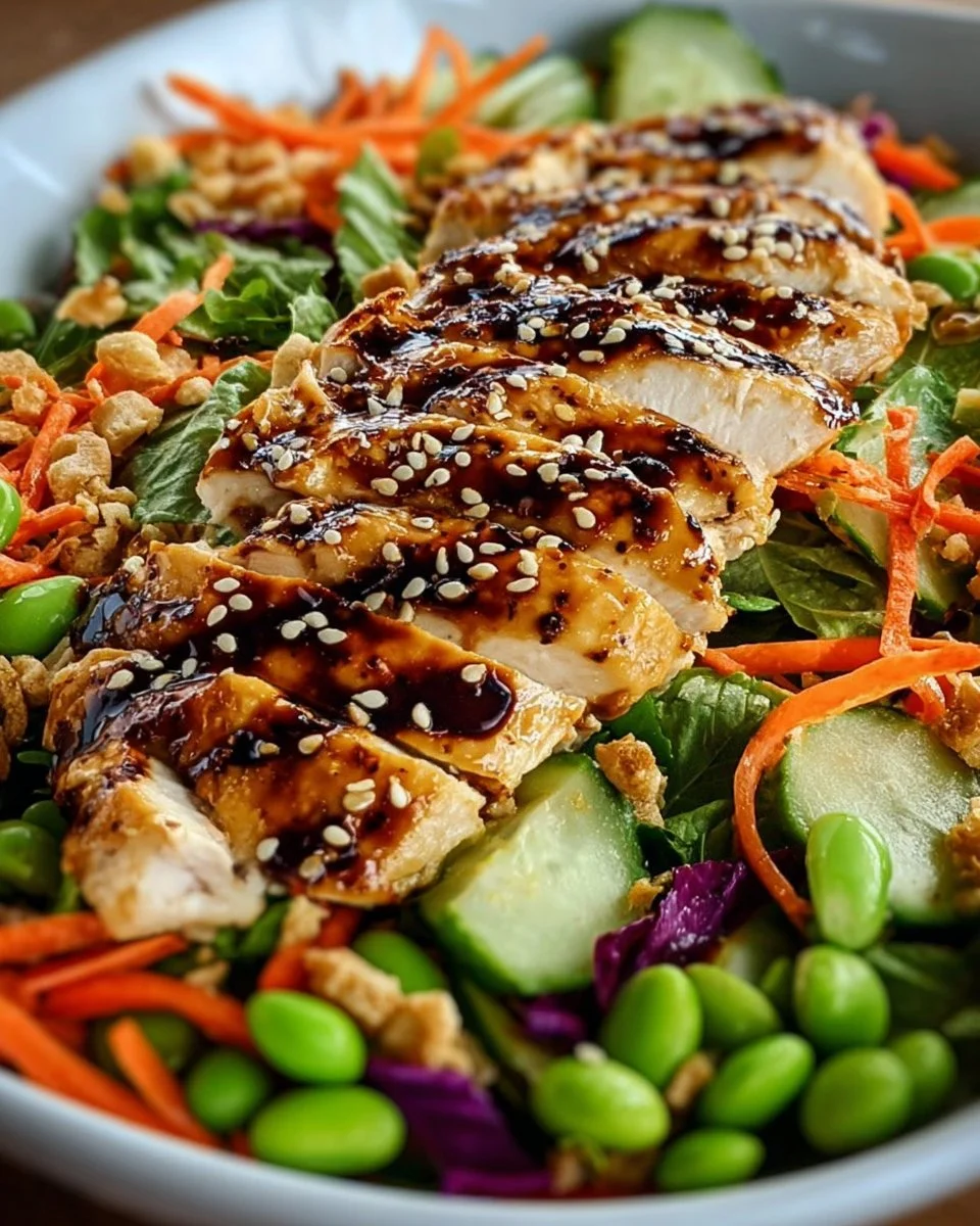 Sesam-Hähnchensalat