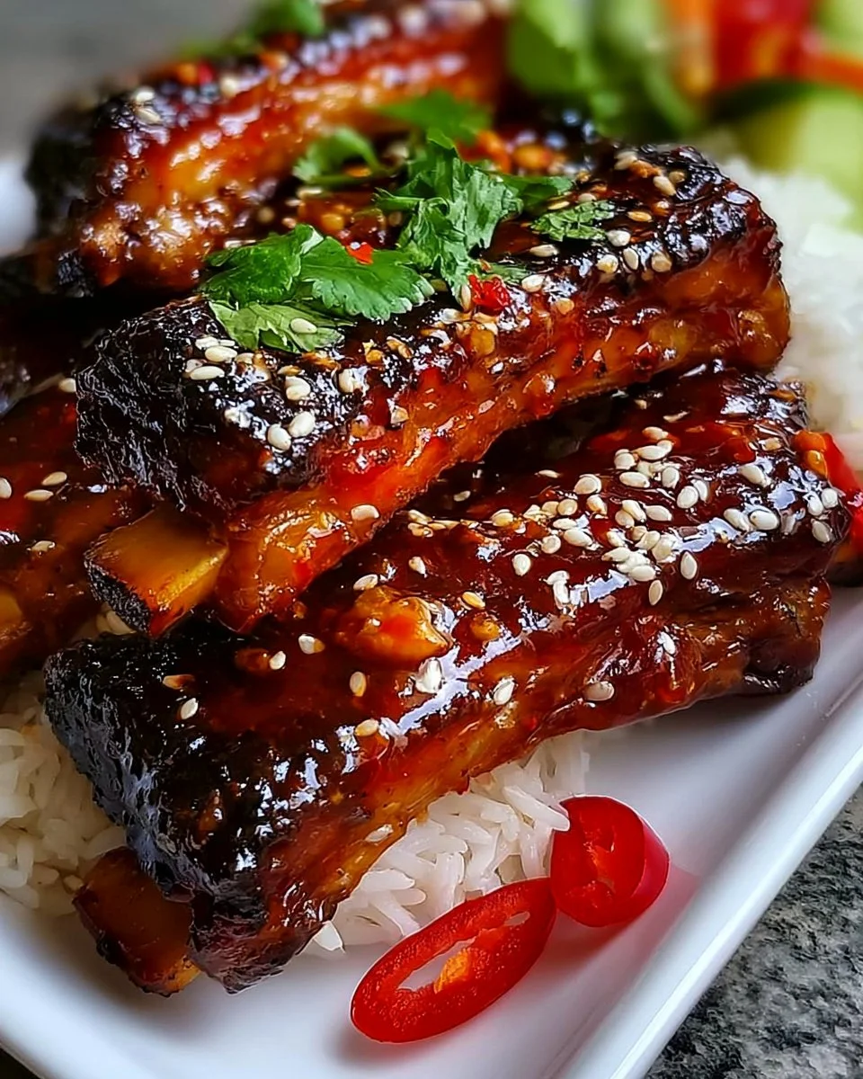 Thailändischer Stil Süß-Chili-Rippchen