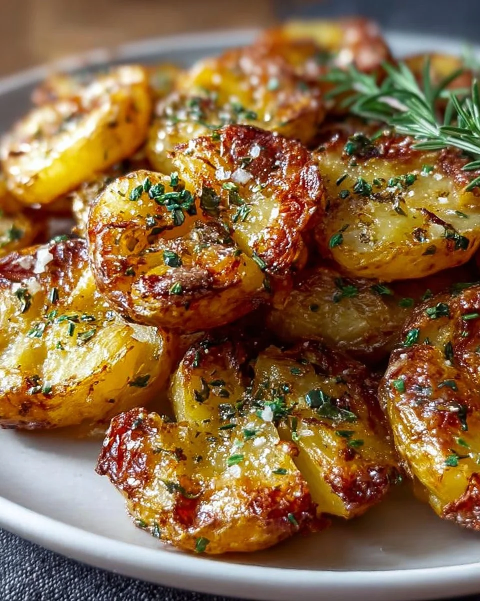 Zerdrückte Kartoffeln